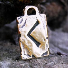 BV09-06 Амулет № 06, Руна Кано, бронза, 17*28мм (Р 006) BV09-06 Амулет № 06, Руна Кано, бронза, 17*28мм (Р 006)