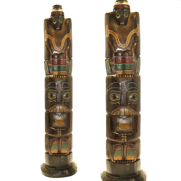 Маска настенная Тотем 100см мощная защита дома и его владельцев, защита и приумножение богатства