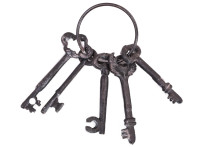 Сувенир "Связка 5 Ключей"(сталь)
