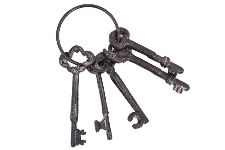 Сувенир "Связка 5 Ключей"(сталь)