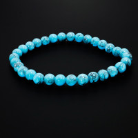 Браслет каменный Бирюза камень везения и удачи