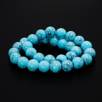 Браслет каменный Бирюза камень везения и удачи