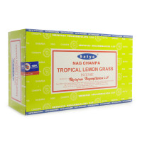 Благовония Satya 15gm Tropical Lemongrass  Лимонник уп-12шт