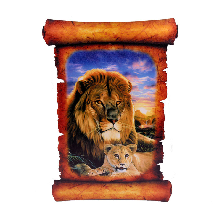 Картина объемная Лев