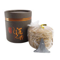 Благовония Спирали малый тубус Агар и масло цветов Лотоса 9см-8,5см 48 спиралей