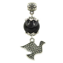 Амулет на Защиту от сглаза (Чёрный агат) и Крепкие отношения (Голубь)