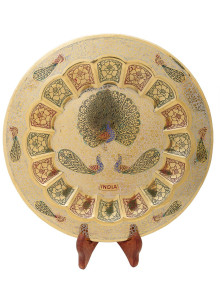 Панно декоративное "Павлин" 12" Пн1532/1 эмаль б Панно декоративное "Павлин" 12" Пн1532/1 эмаль б