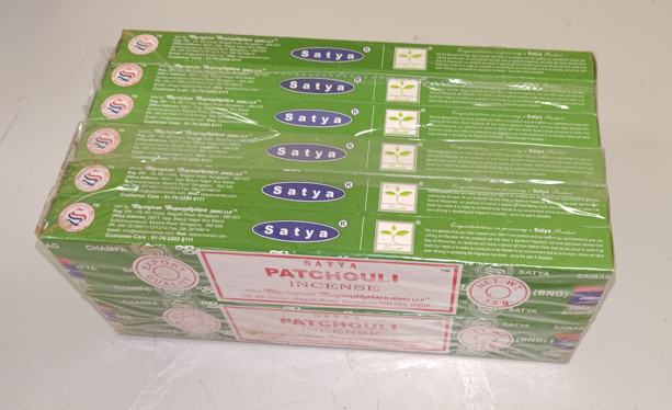 Благовония Satya B  Patchouli Пачули 15gm уп-12шт ПЕРЕПАКОВКА