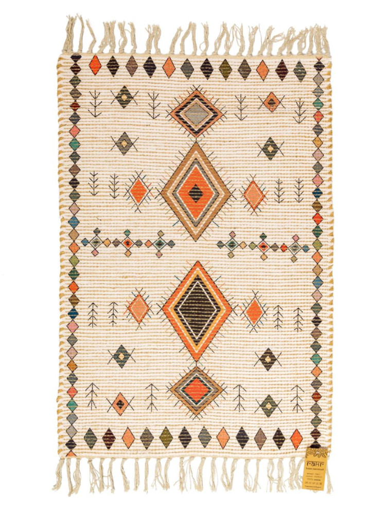 Коврик самотканный х/б  60*90см  706/1
