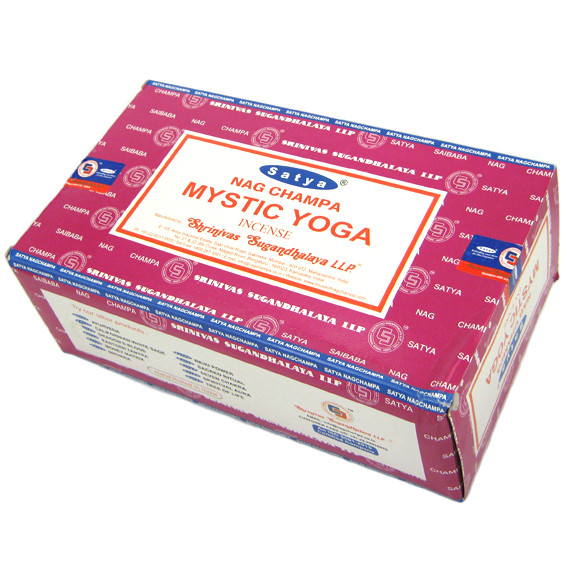 SATYA прямоуг. благовония Mistic Yoga Мистическая Йога 15гр. блок 12шт.