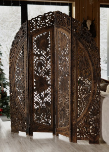 Ширма резная (дерево манго) Ширма резная (дерево манго)