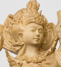  Статуэтка "Сарасвати - богиня всех наук" крок.дерево