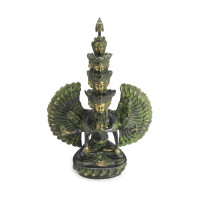 Бодхисаттва Авалокитешвара Защита Исцеление Просветление Статуэтка бронза 3,140кг 19см-13,5см