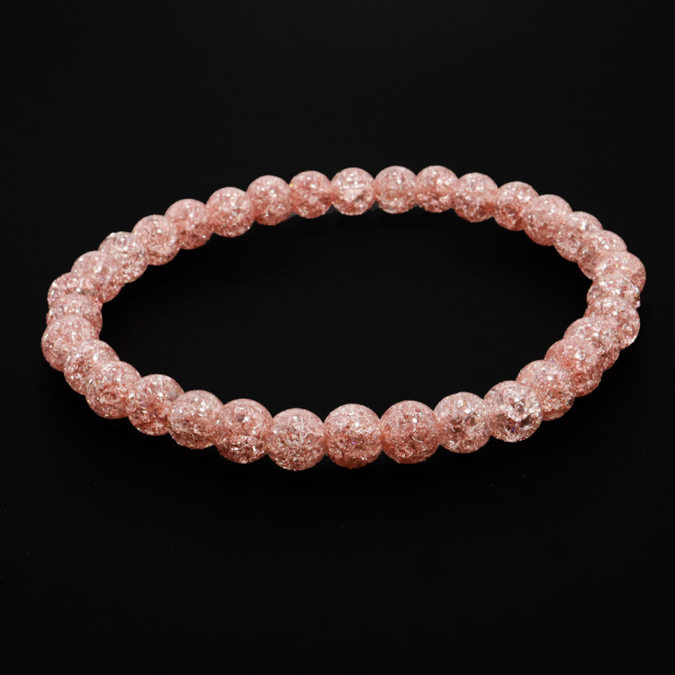 Браслет из камня Сахарный кварц желтый способствует карьерному росту