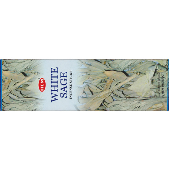 HEM 4-гр. благовония White Sage БЕЛЫЙ ШАЛФЕЙ блок 25 шт.