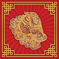 Денежные салфетки Лунная жаба богатства