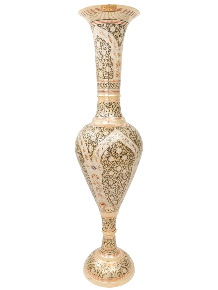 Ваза кашмирская  В2444/36/25 (Тадж С.J.C. эмаль ч