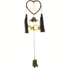 Z088-8 Музыка ветра, Сердце ловец снов, 46 см, металл
