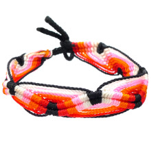 B03-70 Фенечка (браслет) 10мм, текстиль