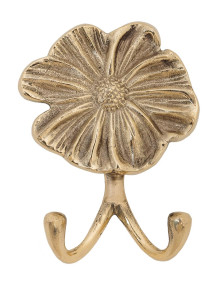 Вешалка на 2 крючка "Цветок"  Пи7773/1 (полиш) 4ш