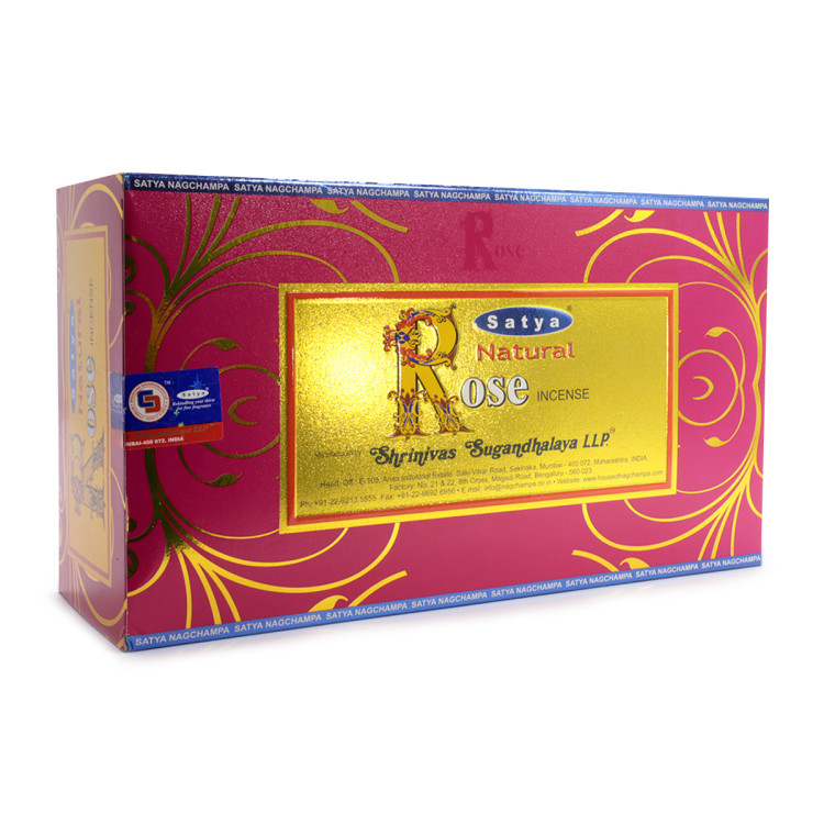Благовония Satya M  Natural ROSE Натуральная Роза 15gm уп-12шт