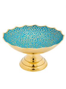 Ваза-конфетница Фр16788/7/1 (эмаль голубая) 2шт/у Ваза-конфетница Фр16788/7/1 (эмаль голубая) 2шт/у