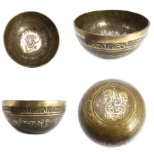 Чаша поющая ЛЕВ ручная ковка 9 металлов вес от 1101 до 1300г d-22см h-10,5см ХРУПКОЕ Чаша поющая ЛЕВ ручная ковка 9 металлов вес от 1101 до 1300г d-22см h-10,5см ХРУПКОЕ