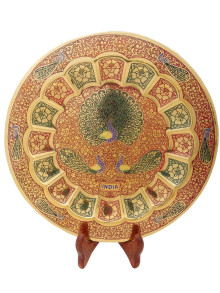 Панно декоративное "Павлин" 12" Пн1532/3 эмаль к Панно декоративное "Павлин" 12" Пн1532/3 эмаль к