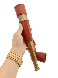 Подзорная труба 18" в кожаной оправе Мтк154/18
