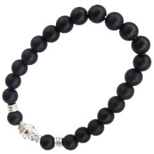 BX Браслет с Буддой, 8 мм, камень