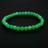 Браслет каменный Фосфор голубой камень везения и удачи