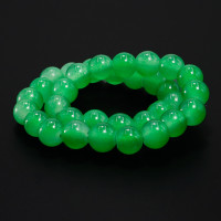 Браслет каменный Фосфор голубой камень везения и удачи