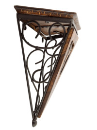 Полочка настенная (дерево, железо)  Пи228