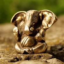 BV20-48 Ганеш статуэтка бронза 33*15*30мм (СТ 048)