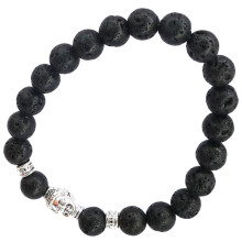 BX072 Браслет с Буддой, 8 мм, камень