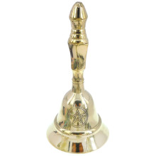 Колокольчик с Пентаграммой 13см, D60мм латунь