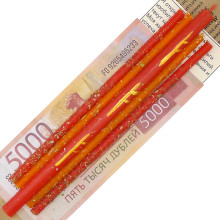 AUM-5-01 Свечи восковые Денежный поток Феху, 5шт 18, 16см
