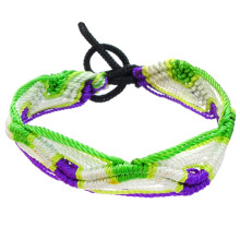 B03-73 Фенечка (браслет) 10мм, текстиль