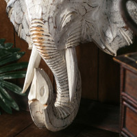 Сувенир дерево "Голова Слона" 35х10х30 см