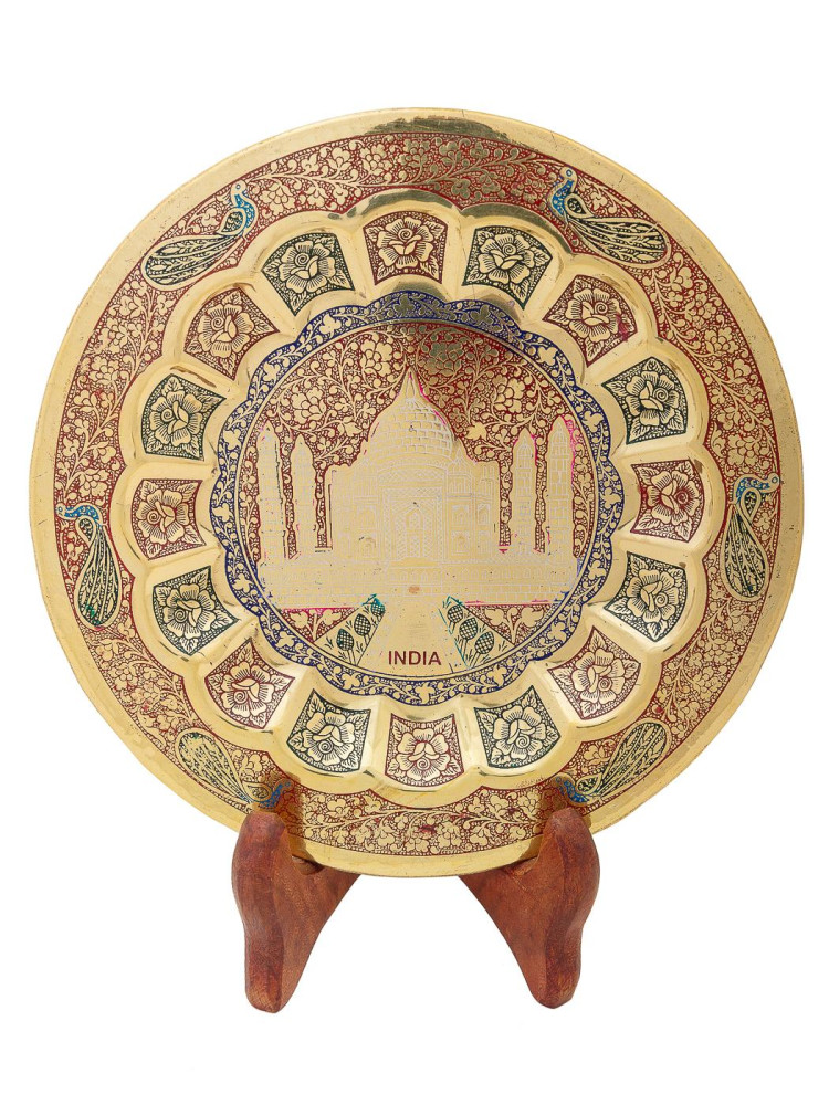 Панно декоративное "Тадж" 8" эмаль крас