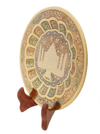 Панно декоративное "Тадж" 8" эмаль крас