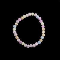 Браслет каменный Сахарный кварц разноцветный