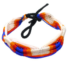 B03-74 Фенечка (браслет) 10мм, текстиль