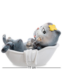 Комплект фигурок 2 шт. "Кот в ванной"