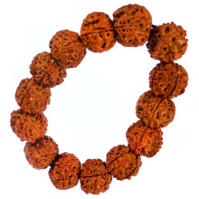 109-70 Браслет из семян Рудракши,15мм