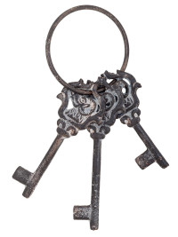 Сувенир "Ключи 3шт" (железо)