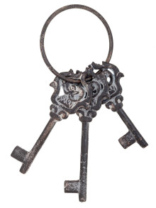 Сувенир "Ключи 3шт" (железо)