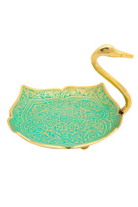 Ваза-конфетница Фр4527/1 (эмаль зеленая)