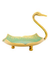 Ваза-конфетница Фр4527/1 (эмаль зеленая)