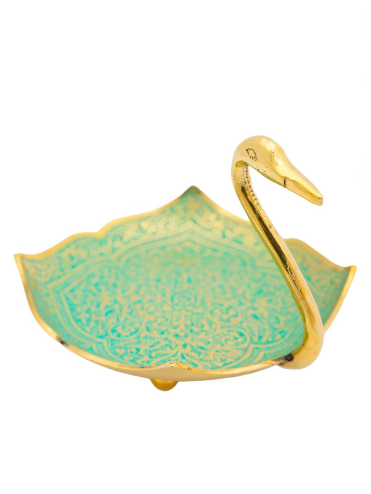 Ваза-конфетница Фр4527/1 (эмаль зеленая)